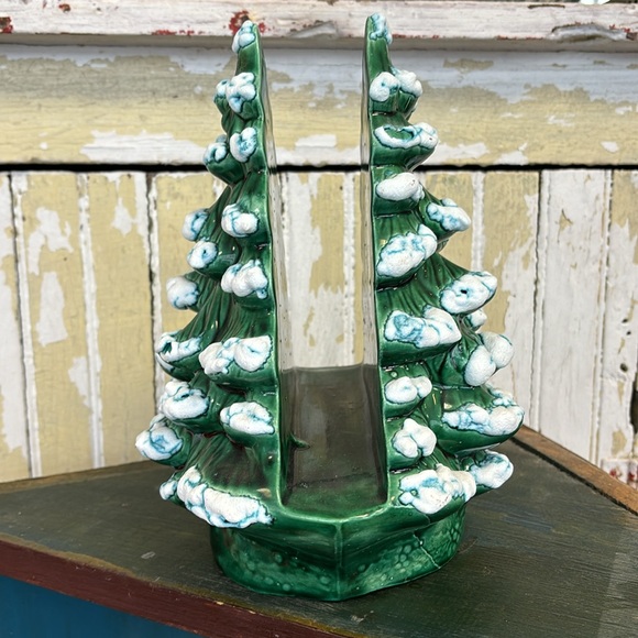 Vintage ceramic tree napkin holder - Picture 5 of 8